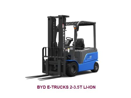 Lithium balanced electric forklift 2-3.5 tons BYD