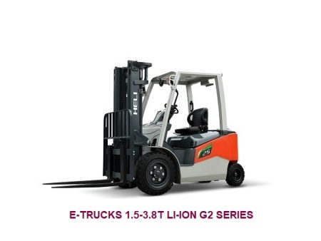 Lithium electric forklift 1.5-3.8 tons G2 series