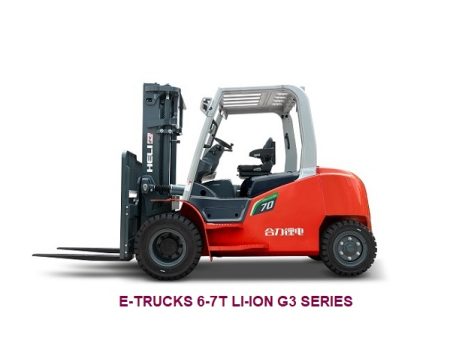 Lithium electric forklift 6-7 tons G3 series