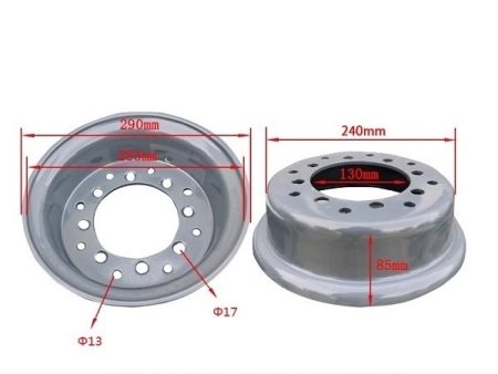 Lazang phía sau xe nâng 3-3.5 tấn 6.50-10