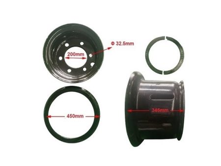 Lazang xe nâng 4-5 tấn 8.25-15