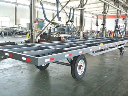 Rơ móc kéo hàng 4 tấn sàn phẳng