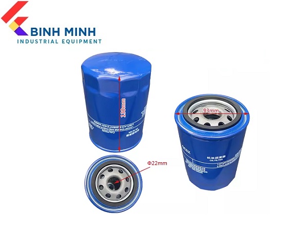 Lọc dầu diesel 490QC-1408502610101Z xe nâng HELI 2-3.5 tấn K2, H2000 series chính hãng Lọc dầu diesel 490QC-1408502610101Z xe nâng HELI 2-3.5 tấn K2, H2000 series chính hãng
