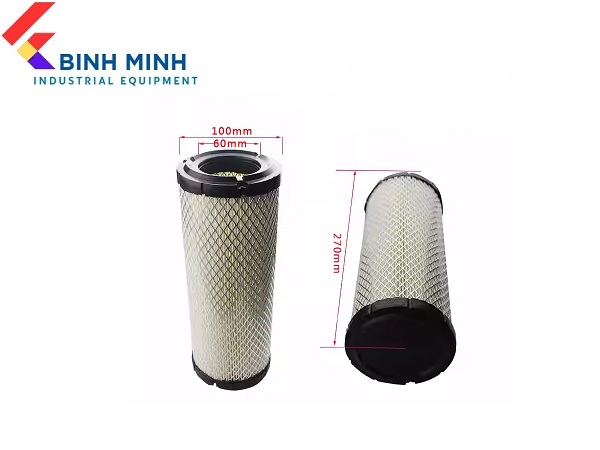 Lõi lọc gió xe nâng 20801-03351 K/K2/H2000 series 2-3.5 tấn HELI Lõi lọc gió xe nâng 20801-03351 K/K2/H2000 series 2-3.5 tấn HELI