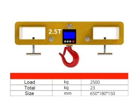 Móc cẩu gắn cân điện tử 2.5 tấn