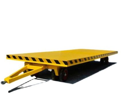 rơ móc kéo hàng 12 tấn, TCP120 xe kéo sàn phẳng công nghiệp