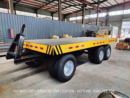Rơ móc kéo hàng 20 tấn TCP200, rơ móc kéo nội bộ